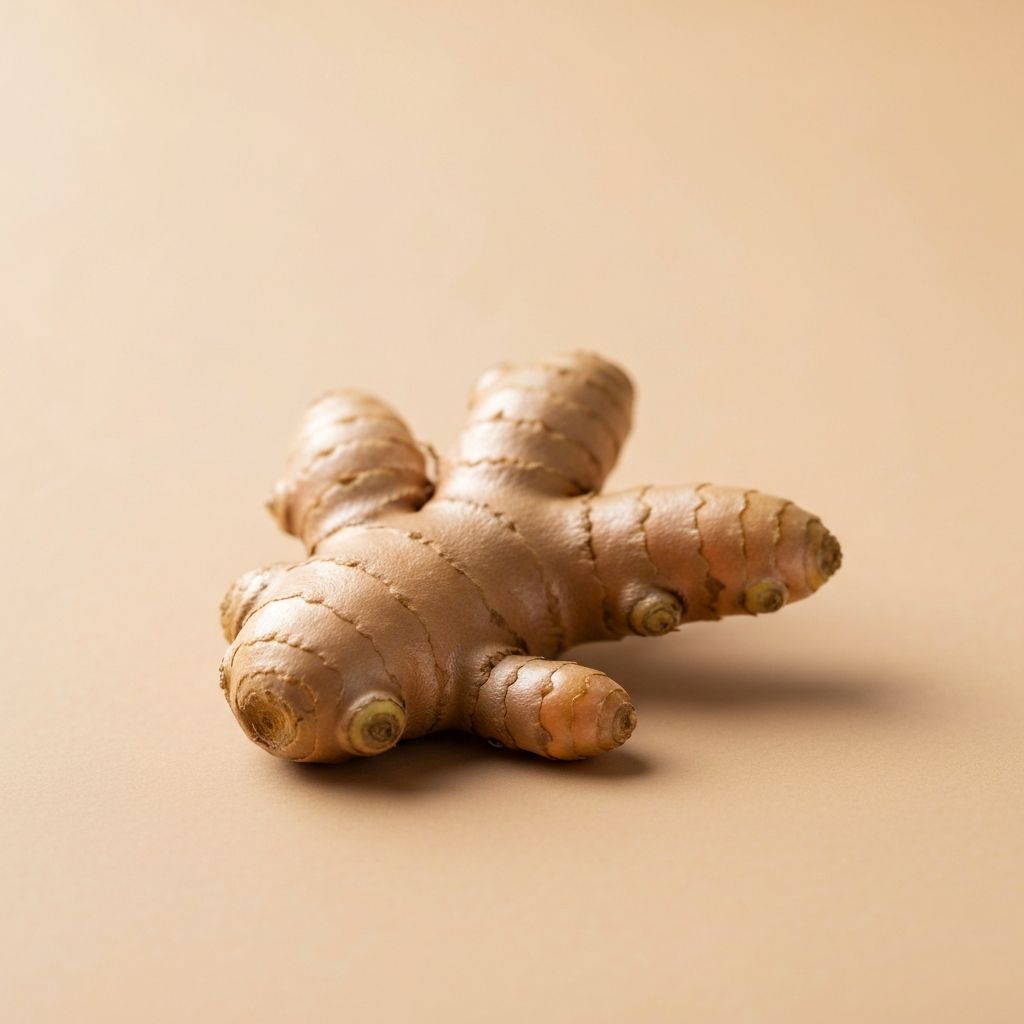 Close-up of a single natural plant ingredient